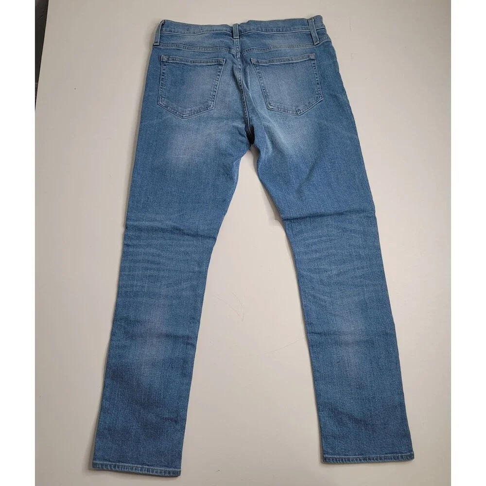 J.Crew Flex Jeans Mens 32x30 Slim Fit Light Wash Stretch Denim Pants
